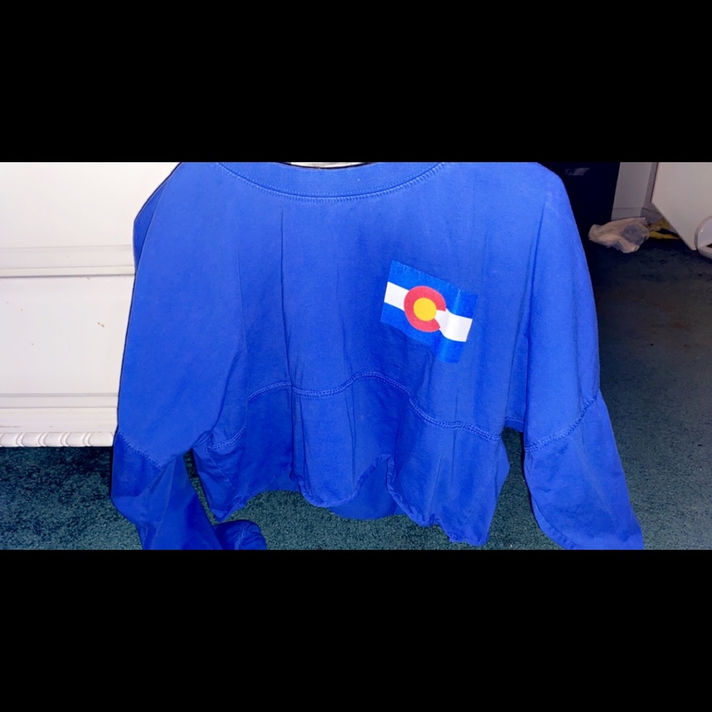 Cropped Colorado long sleeve shirt